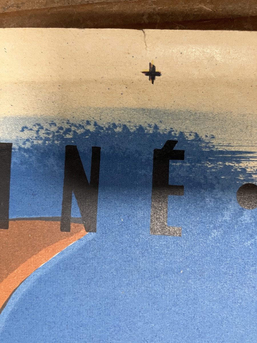 Affiche - Tourisme - Ski - Chamrousse -  J. Tantot - 1957-photo-3