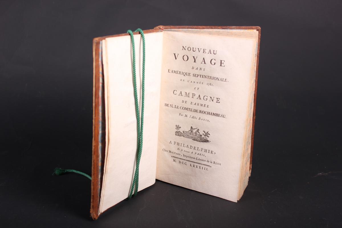 Livre Nouveau Voyage Dans l'Amérique Septentrionale En 1781 Par l'Abbé Robin