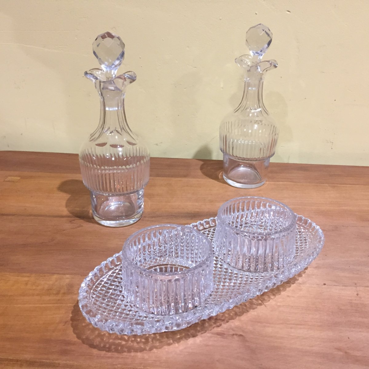 Saint Louis Crystal Vinegar Cruet-photo-2