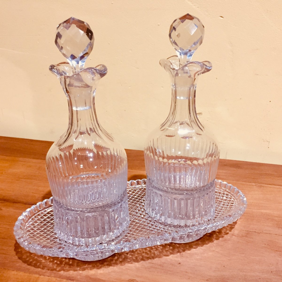 Saint Louis Crystal Vinegar Cruet