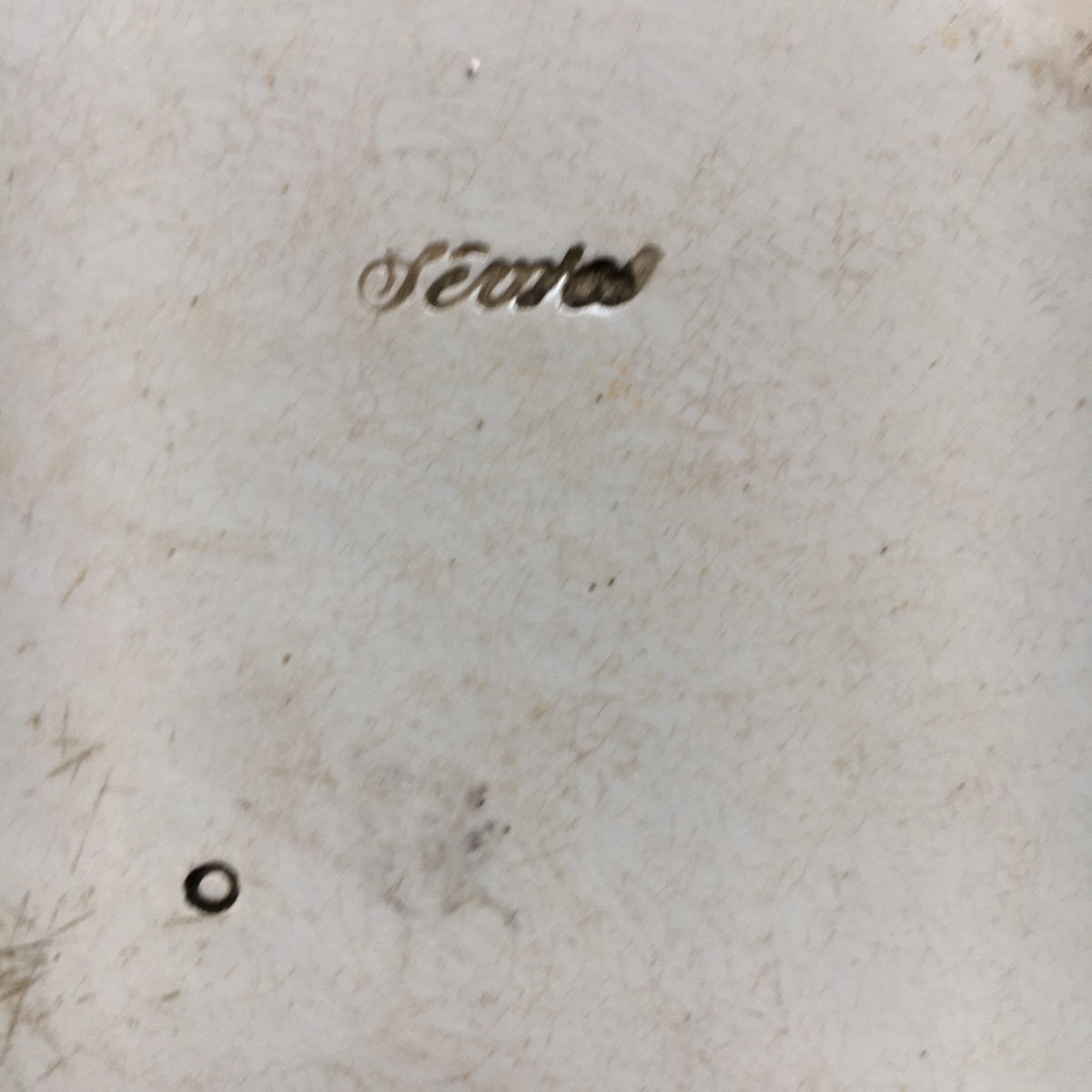 Fine De Sèvres Earthenware: Hussar Decor Plate-photo-3