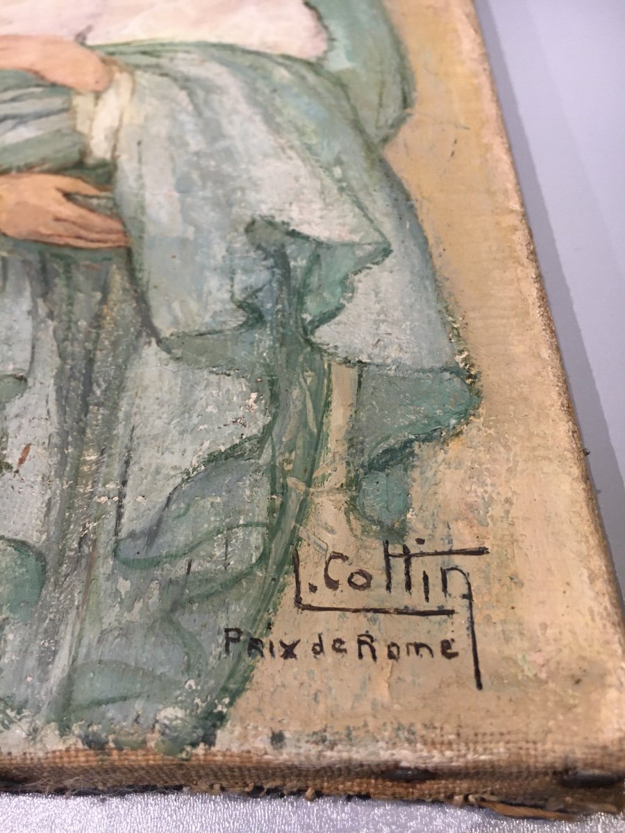 Vierge à l'Enfant Par Louise Cottin (1907-1974) Prix De Rome-photo-2