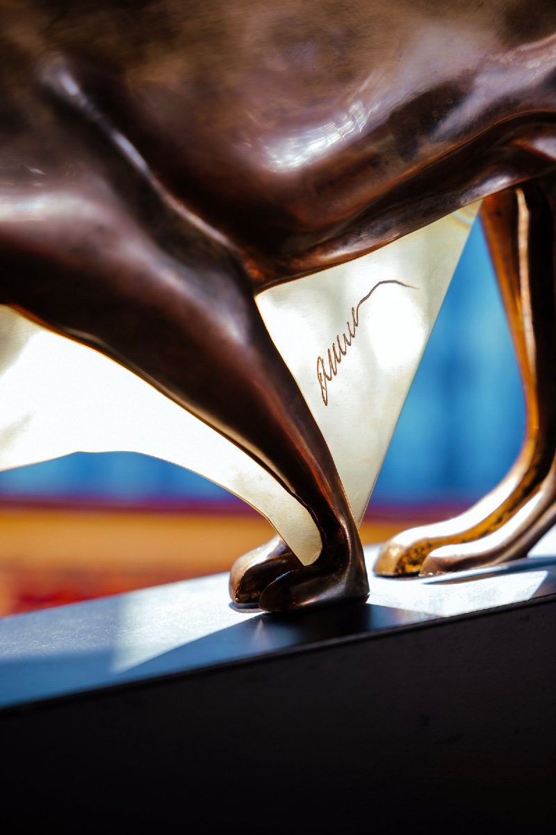 Fernandez Arman (1928-2005) - Sculpture, Jazzy Jaguar - 66 cm - Bronze, Metal - 2004-photo-3