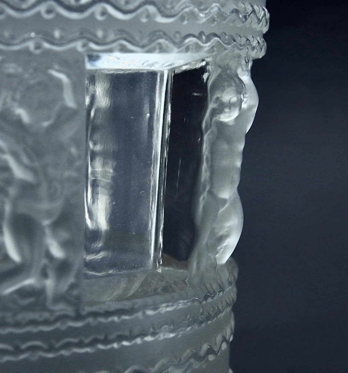 René Lalique - Vase - « Florence » -  vase Art déco français en verre satiné, 1937-photo-4