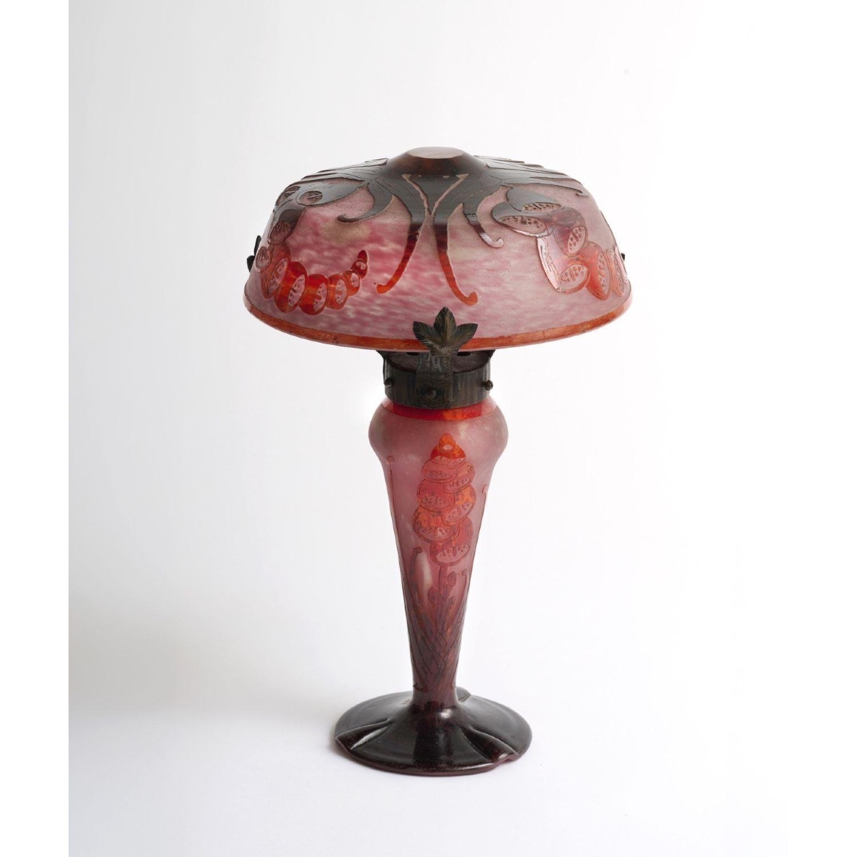 Le Verre Français / Charles Schneider - “digitale” Table Lamp - Art Deco, 1925-photo-4