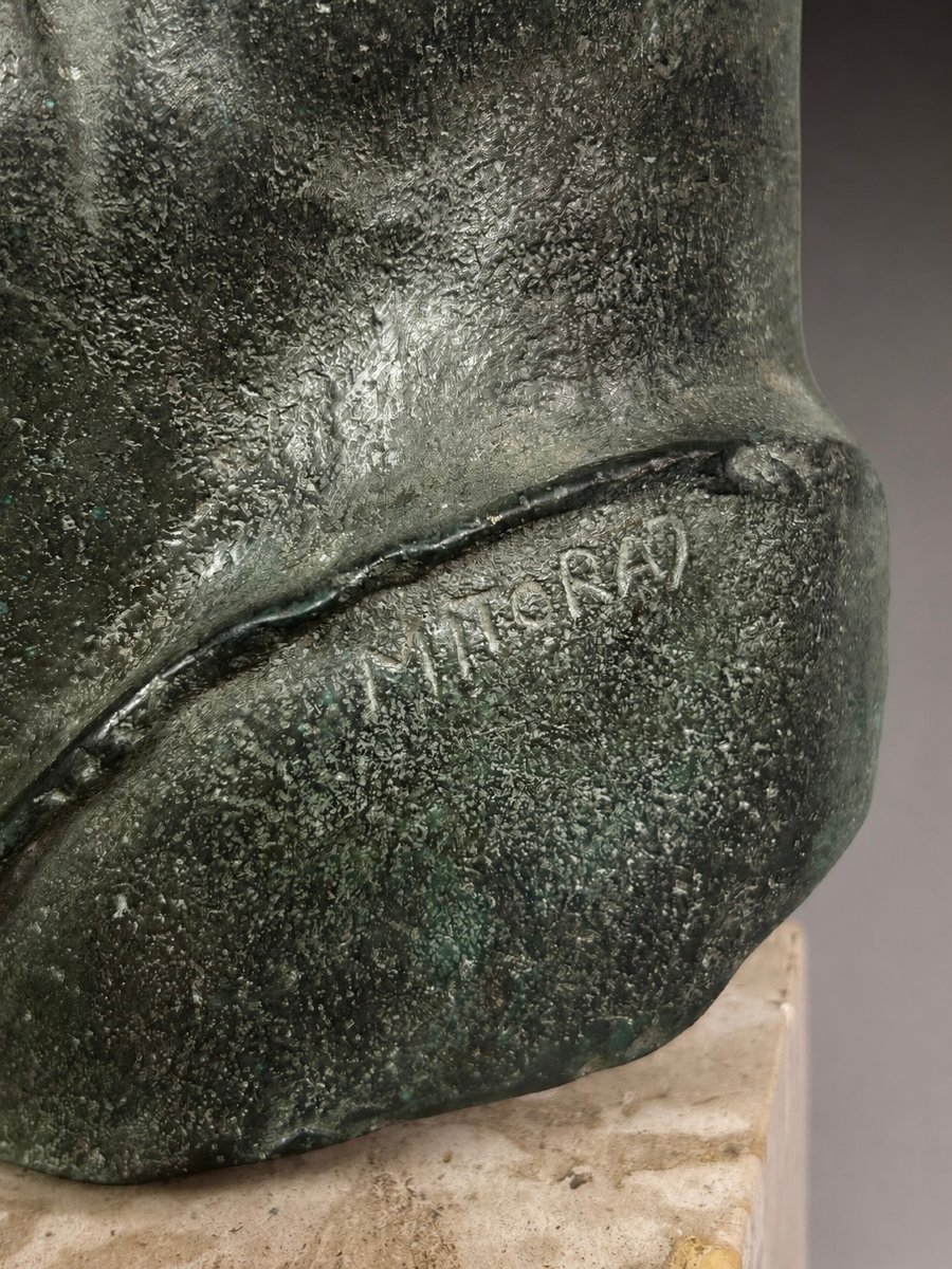 Igor Mitoraj (1944–2014) – Perseus – Patinated Bronze – 48 Cm-photo-2