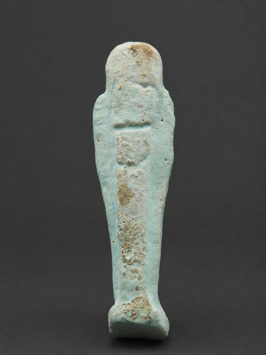 Egyptian Ushabti Carved From Turquoise Faience – Late Period To Ptolemaic Period-photo-1