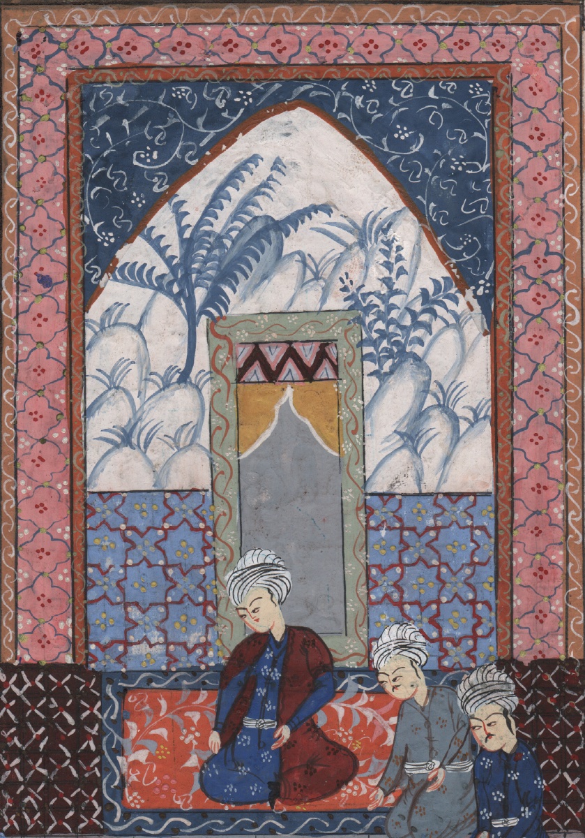 Folio persan chiite du XIXe siècle – Thawāb al-Aʿmāl, grande miniature-photo-1