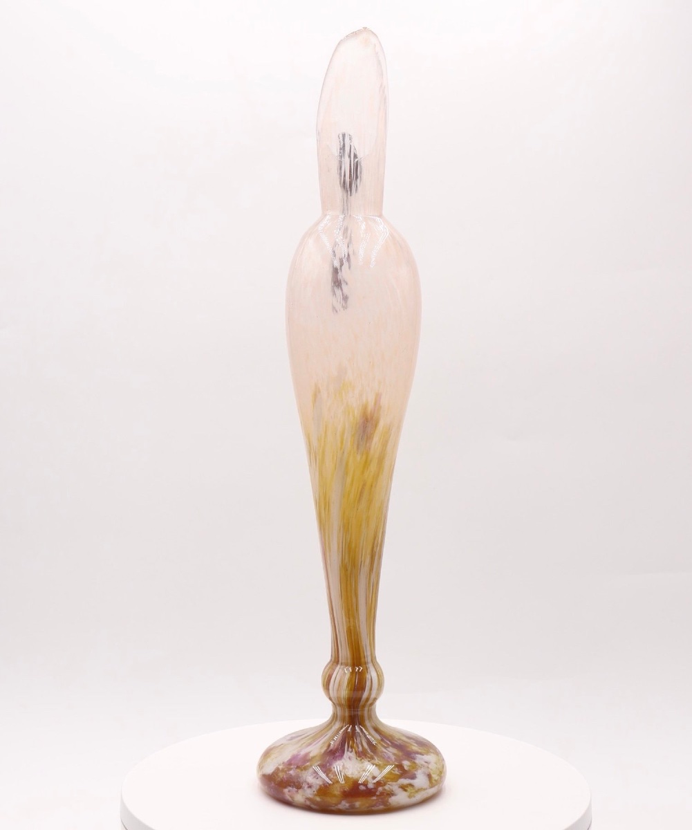 Charles Schneider (1881–1953) – Grande aiguière Art déco en verre – Vers 1922–1925-photo-1