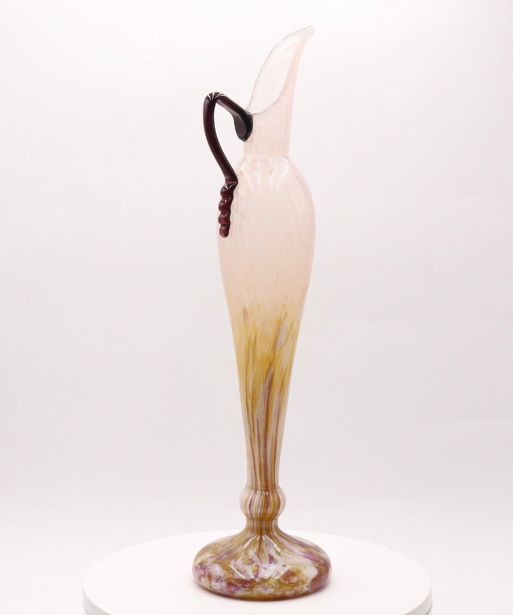 Charles Schneider (1881–1953) – Grande aiguière Art déco en verre – Vers 1922–1925