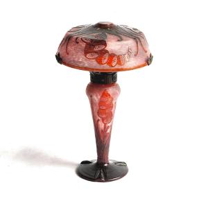 Le Verre Français / Charles Schneider - “digitale” Table Lamp - Art Deco, 1925