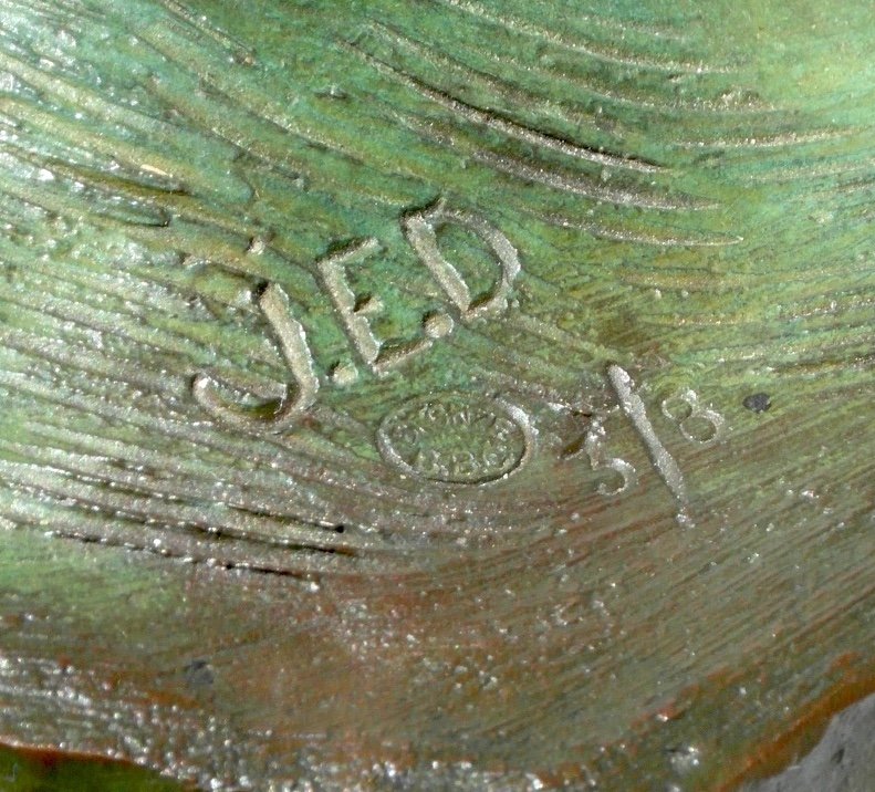 Beau Groupe En Bronze Aux Chevaux Cabrés, Vers 1930, numéroté , Signé, Era Susse Siot Daum-photo-8