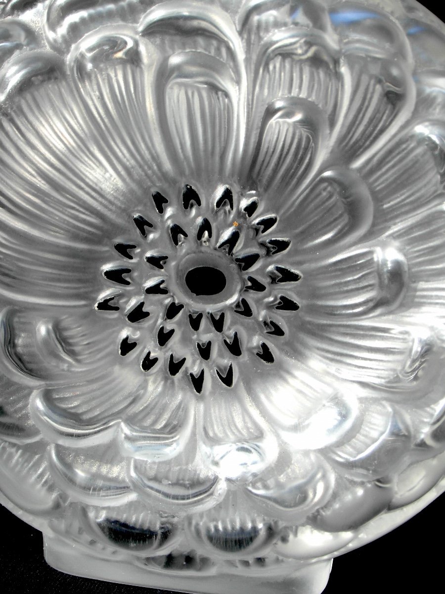 Flacon Lalique, Modèle "dahlias",  Era Daum Baccarat -photo-3