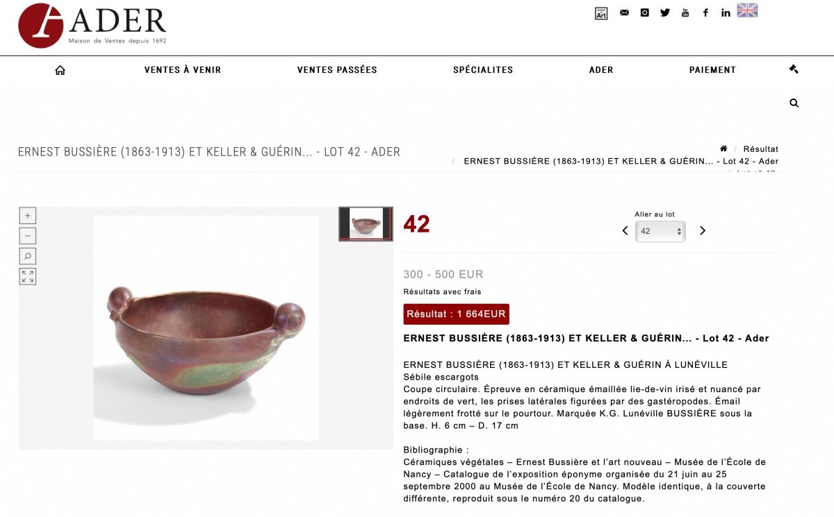 Superb And Rare 1900 Iridescent Vase With Bignones By E. Bussière, Daum Massier Montières Era 1900-photo-7