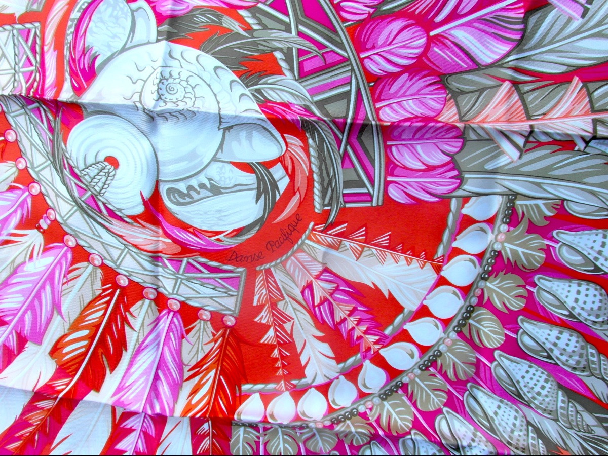 Hermès Scarf "peaceful Dance" Design L. Bourthoumieux, "toutsy", New With Tag.-photo-3
