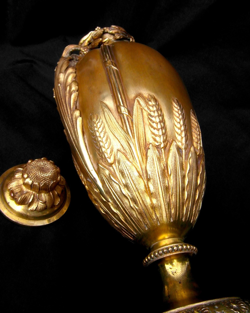 Monumental vase art-nouveau en bronze A. ERDMANN, 45 cm, 6,6 kilos , era siot 1900-photo-5