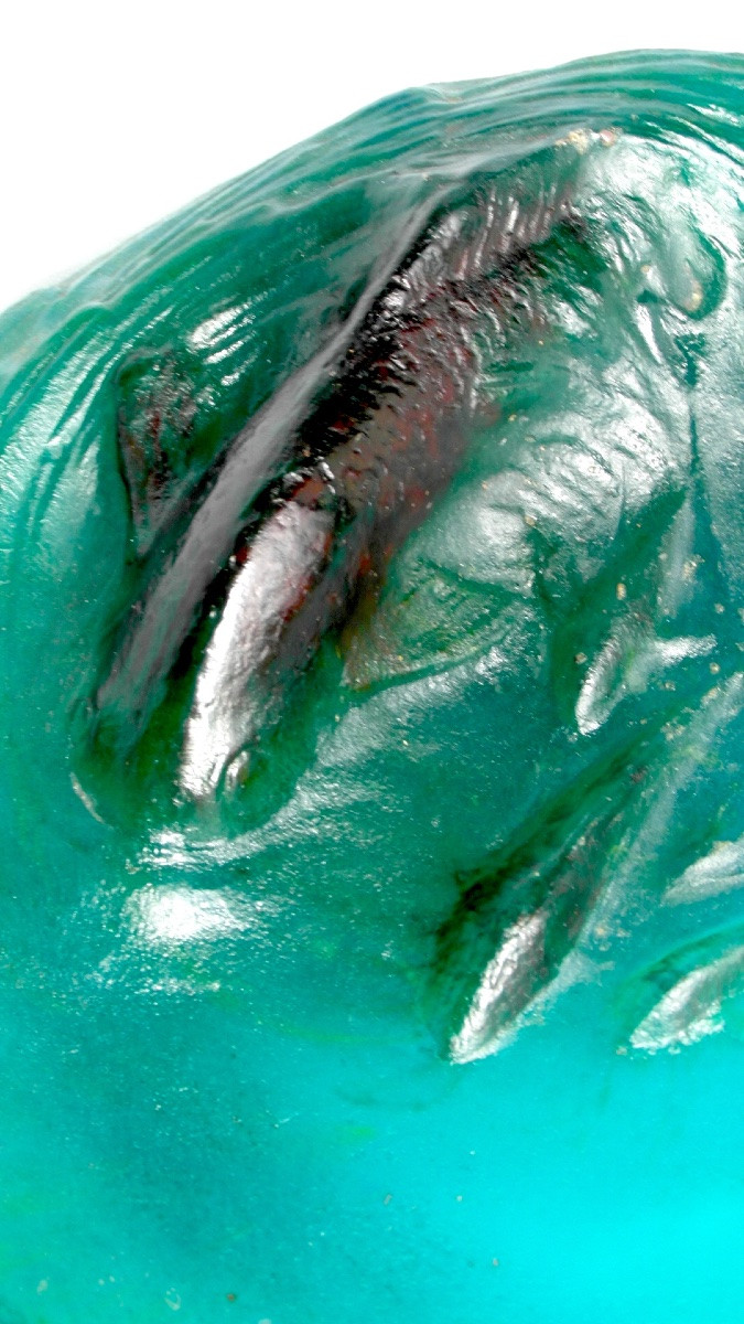 Rare Coupe Aux Poissons Par Amalric Walter, vraie pate de verre, Era Daum Galle Argy 1920-photo-1
