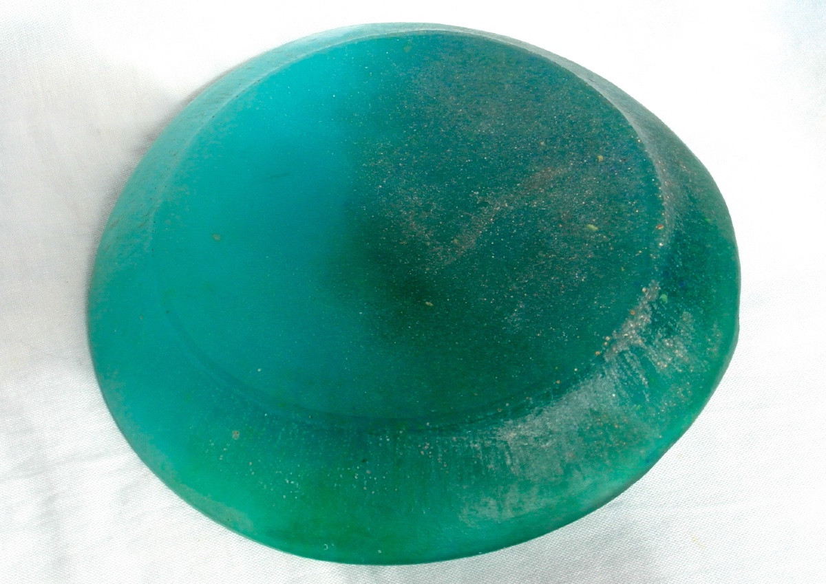 Rare Coupe Aux Poissons Par Amalric Walter, vraie pate de verre, Era Daum Galle Argy 1920-photo-5