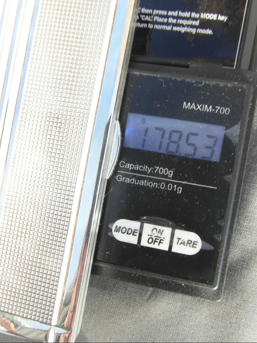 Important étuis en argent massif d'époque art-déco, poinçon Minerve, 178 gr, era puiforcat-photo-8