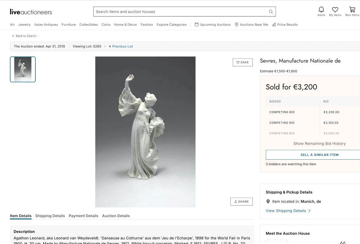 Buste "jeune paysanne" par A.Leonard en biscuit de la M. Nationale de SEVRES, vers 1900-photo-8