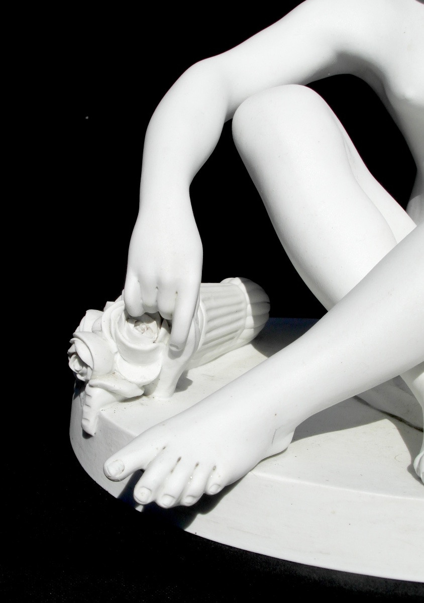 “venus With A Quiver Of Roses” In Biscuit De Sèvres By Falconet, Era Daum Leonard Pugi-photo-4