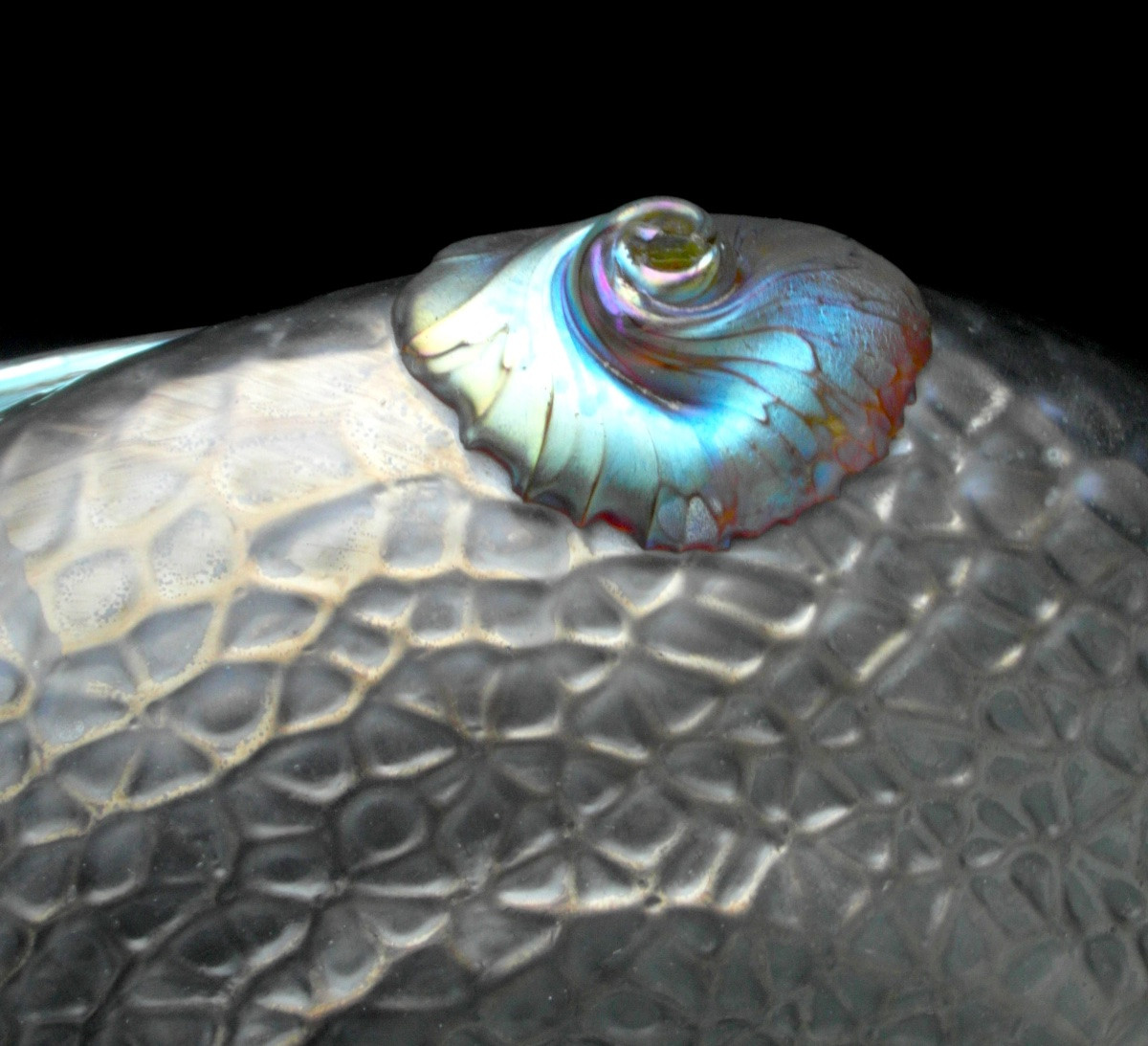 Iridescent Art-nouveau Bowl By Loetz, -photo-3