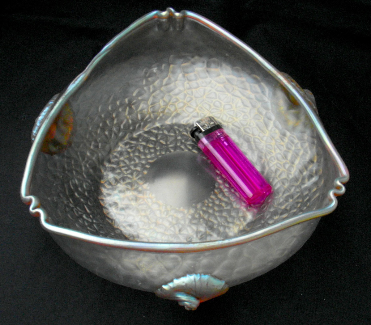 Iridescent Art-nouveau Bowl By Loetz, -photo-4