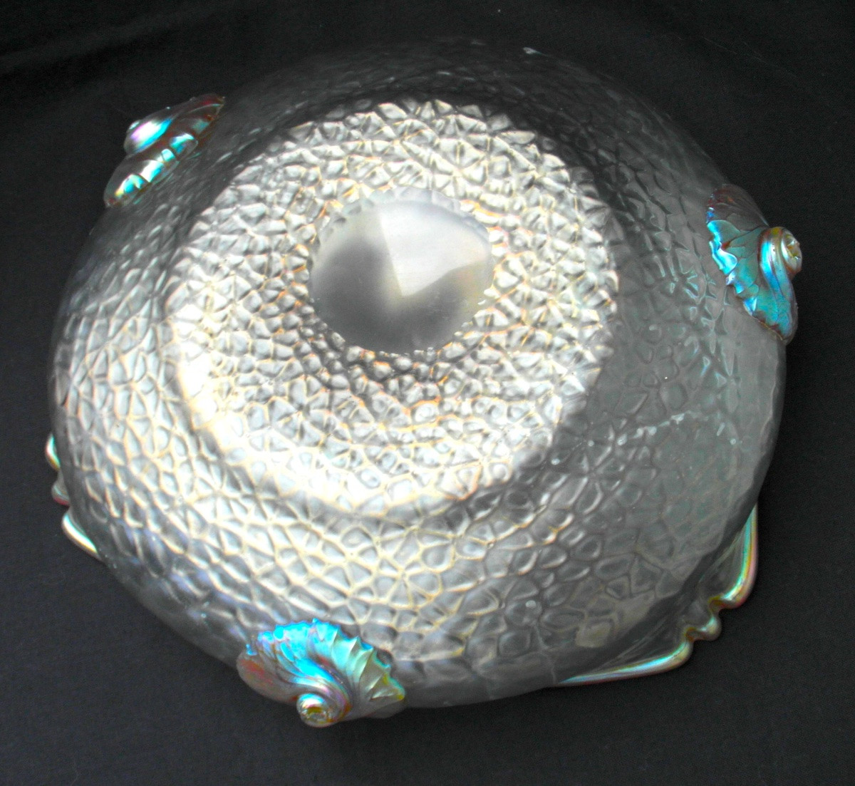 Iridescent Art-nouveau Bowl By Loetz, -photo-1