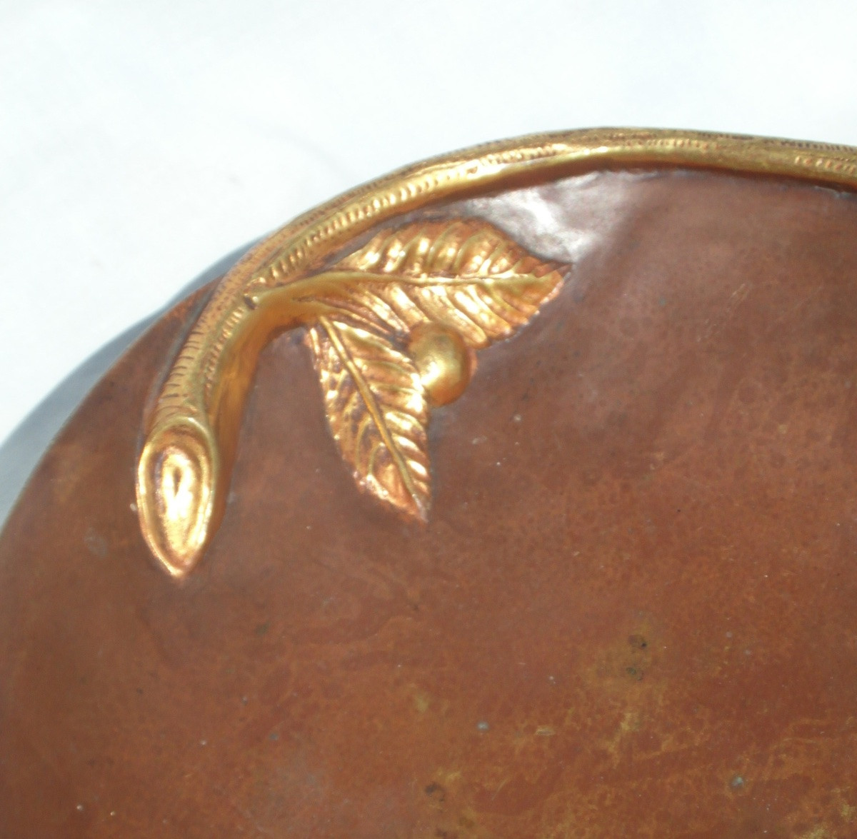 Art-nouveau Cup In Bronze 2 Patinas -photo-6