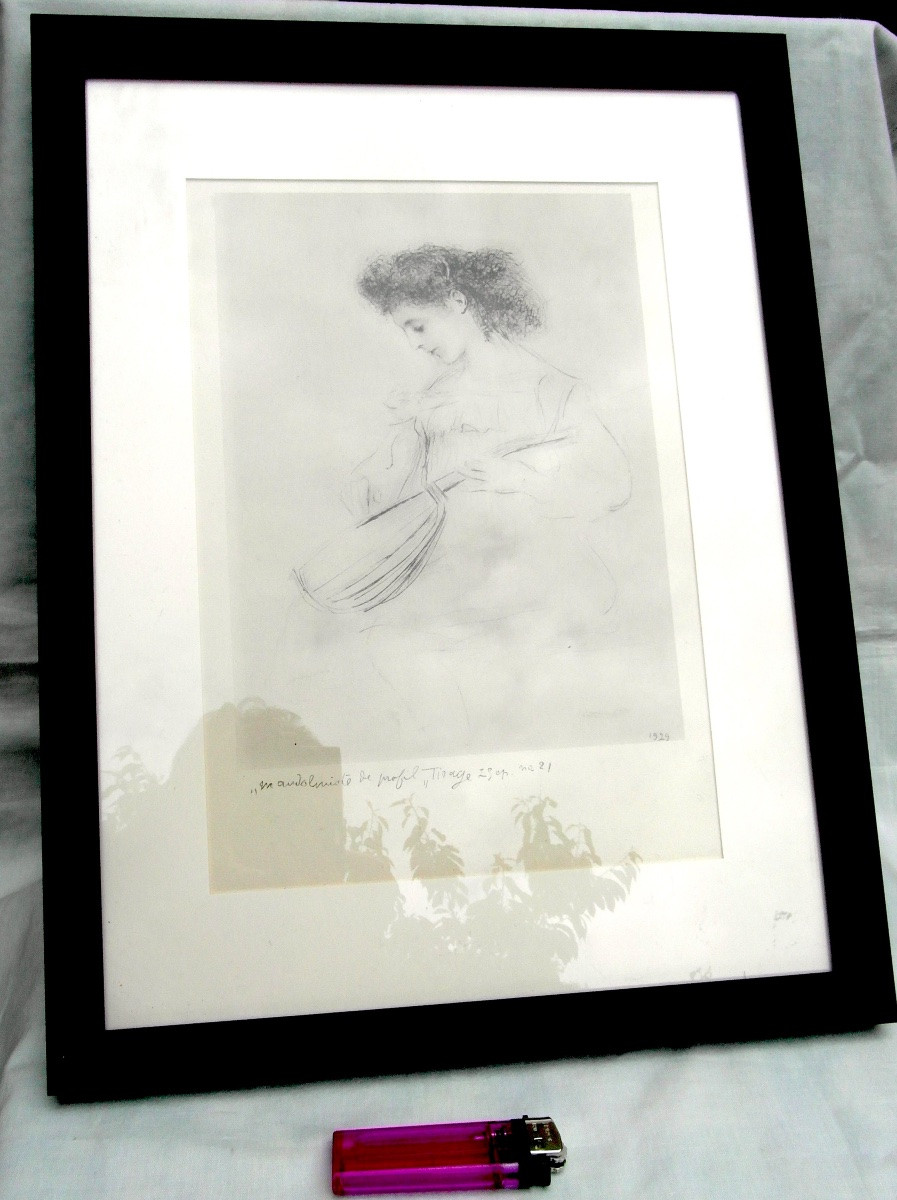 Engraving By Emile Friant -photo-2