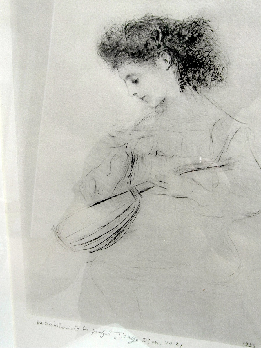 Engraving By Emile Friant -photo-3