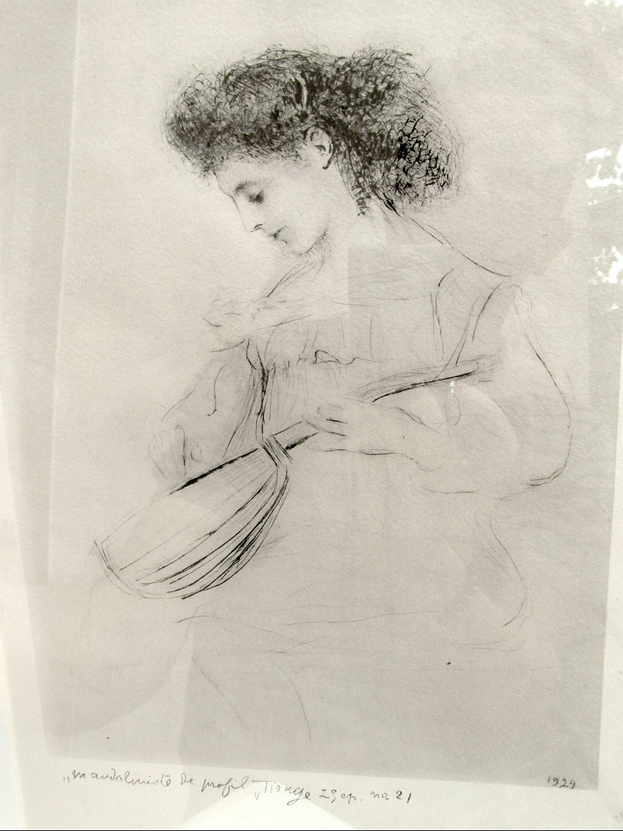 Engraving By Emile Friant 