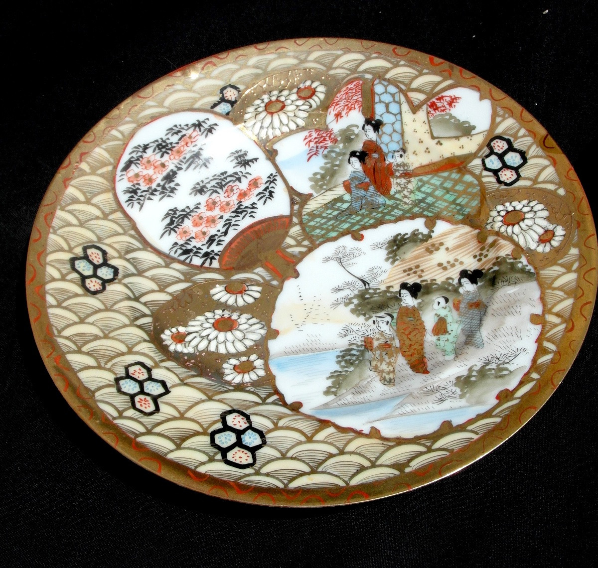 Complete Eggshell Porcelain Coffee Set In Satsuma, Meji Period, Circa 1900-photo-3