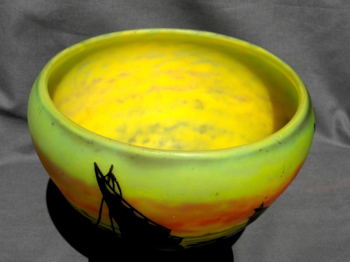 Daum 3-color Goblet, -photo-3