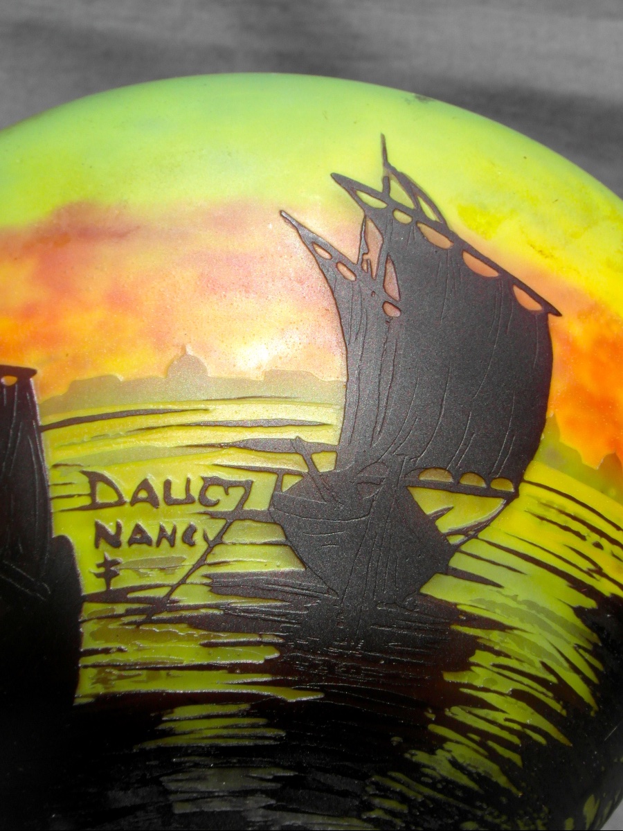Daum 3-color Goblet, -photo-6