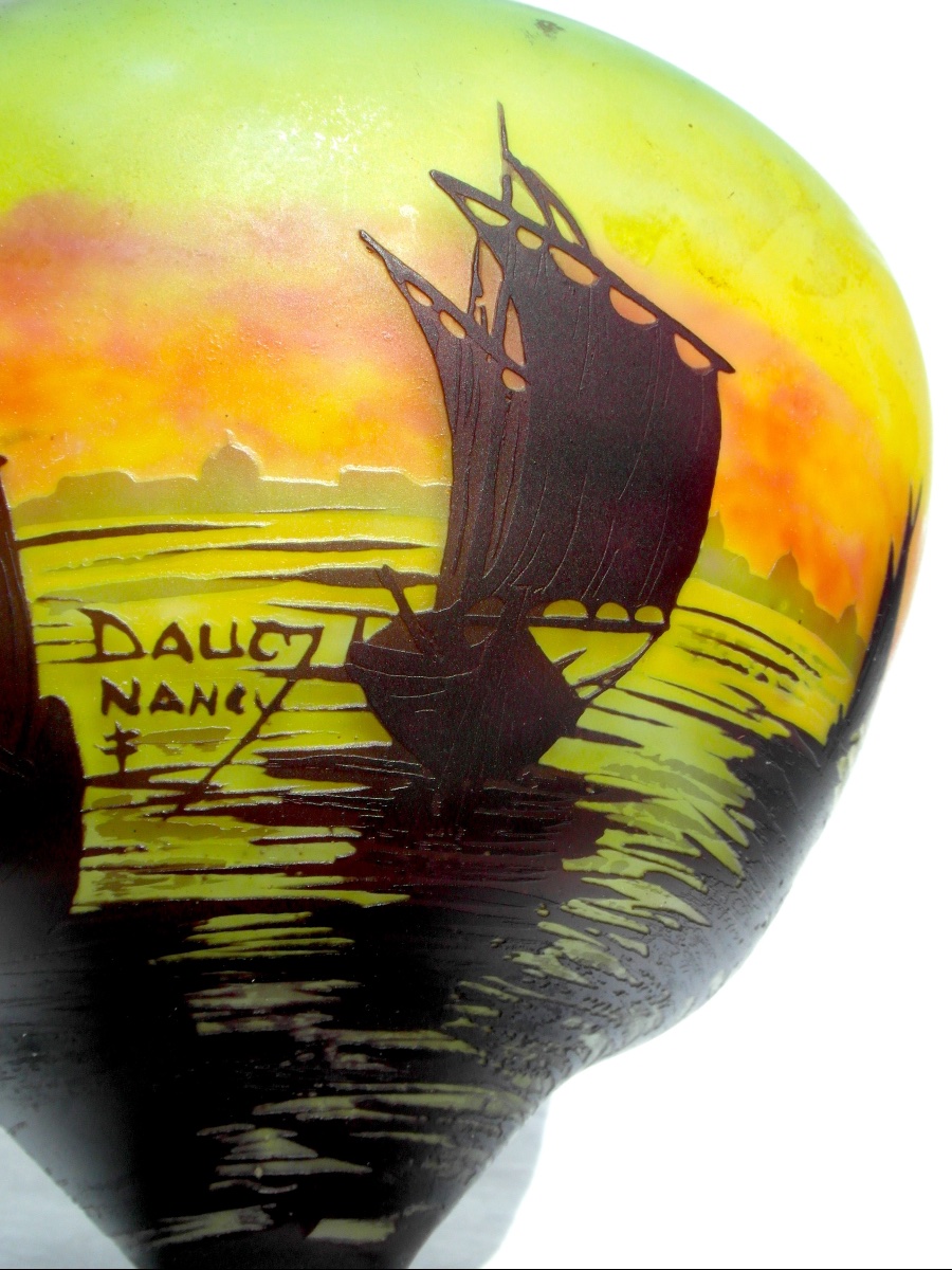 Daum 3-color Goblet, 