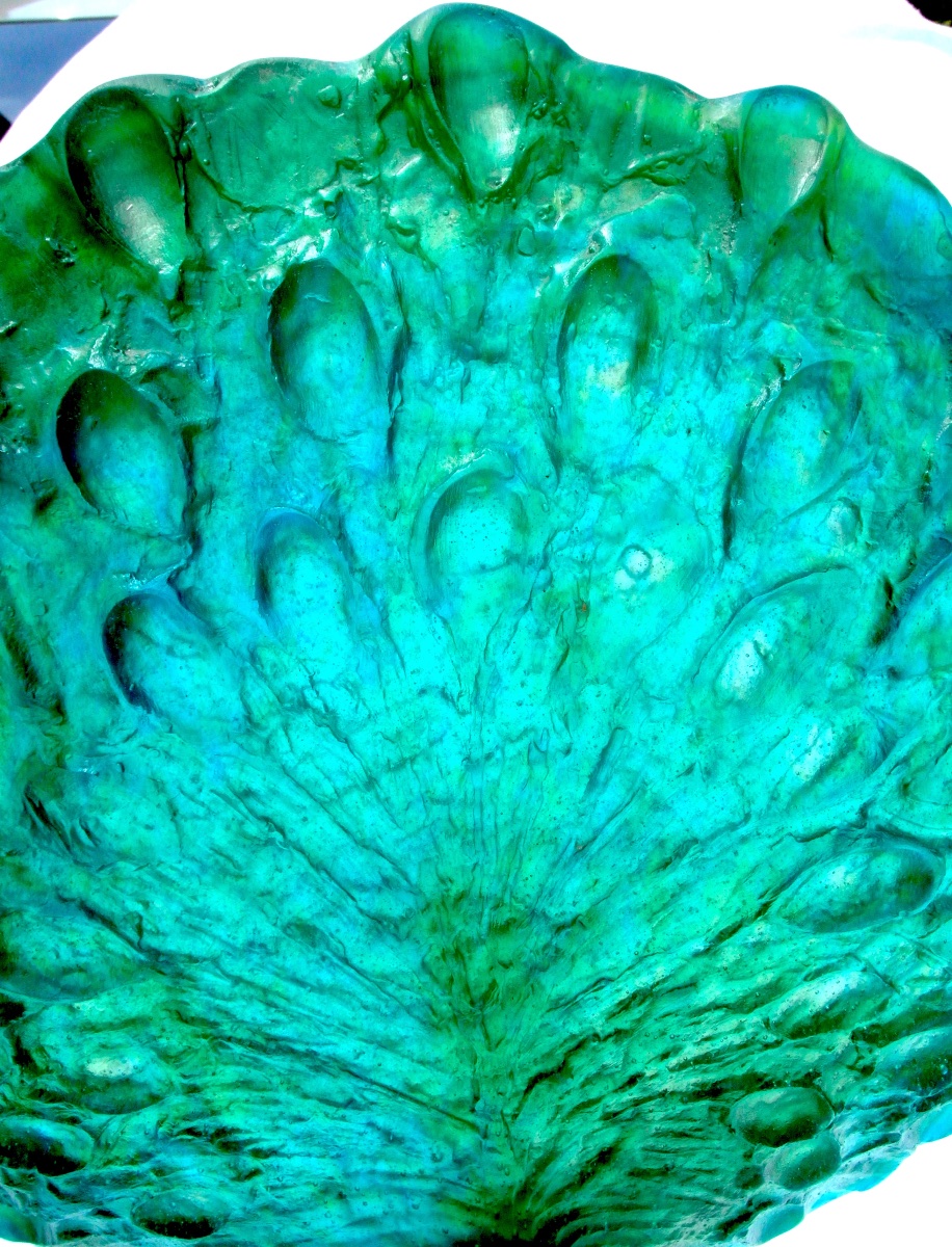 Large  "peacock" By Daum And Guy Petitfils, 36 Cm High, Numbered, Perfect.-photo-4