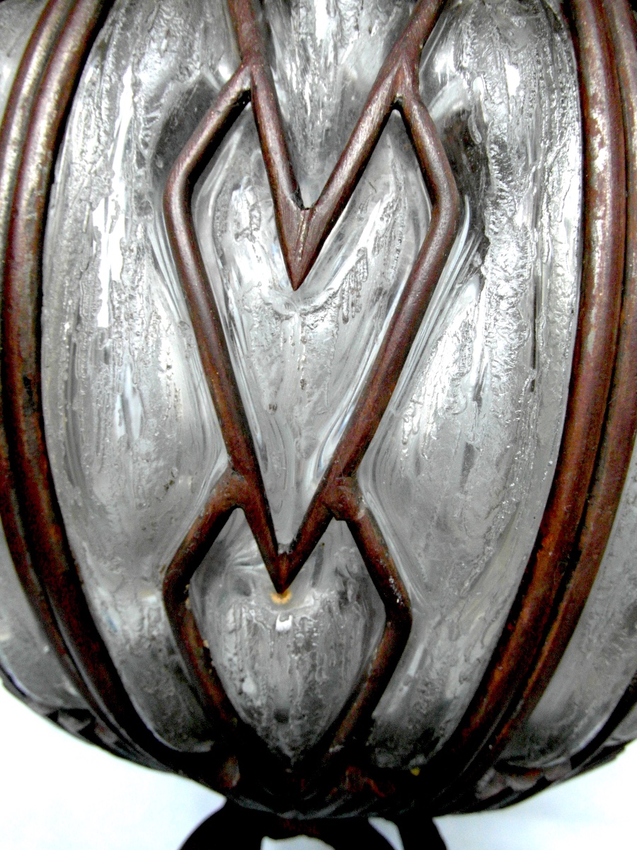 Important vase Art-déco Daum Et Majorelle, Parfait, 37 Cm, 10 Kilos, Era Galle 1920-photo-5