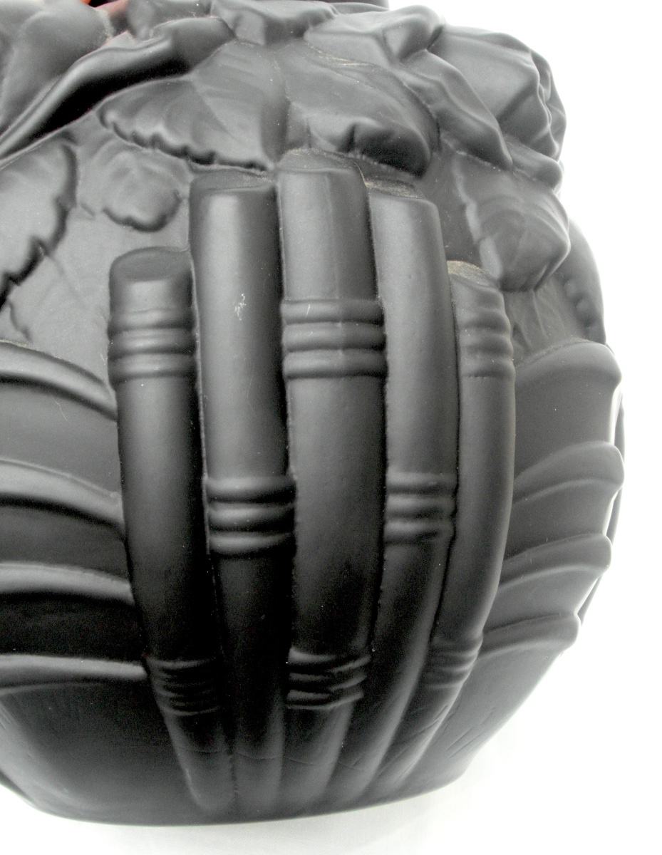 Art Deco "roses And Bamboo" Vase Made Of Pressed-molded Glass, 1930, From The Daum Galle d'Avesn Era-photo-2
