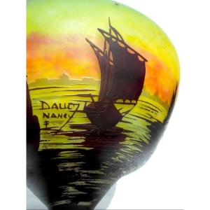 Daum 3-color Goblet,