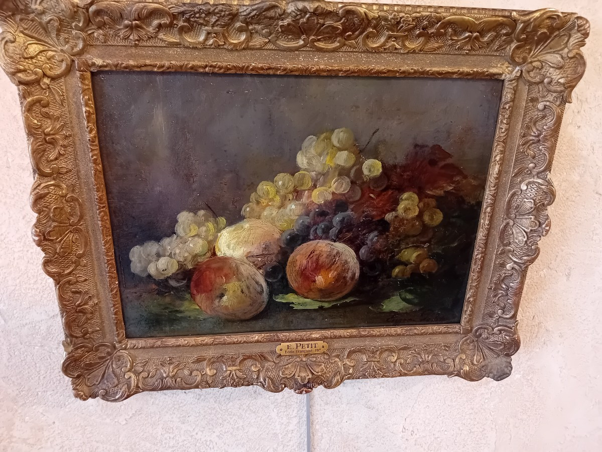 EUGENE PETIT HUILE SUR PANNEAU ENCADREE 