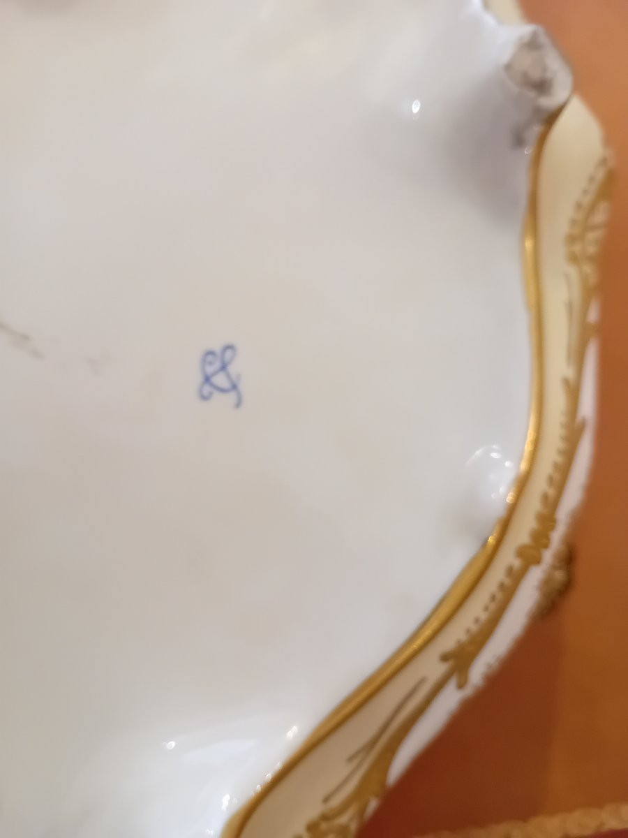 Late 19th Century Porcelain Box In The Style Of Sevres Signed Garnier-photo-4