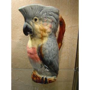 Orchies Majolica Figural Pitcher