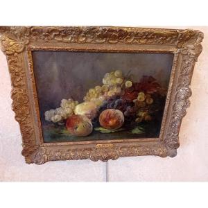 EUGENE PETIT HUILE SUR PANNEAU ENCADREE 