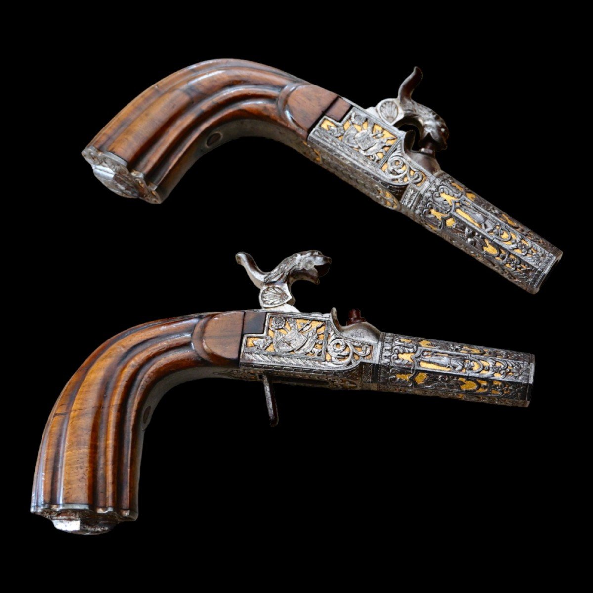 Pair Of Exceptional Chest Pistols -photo-3