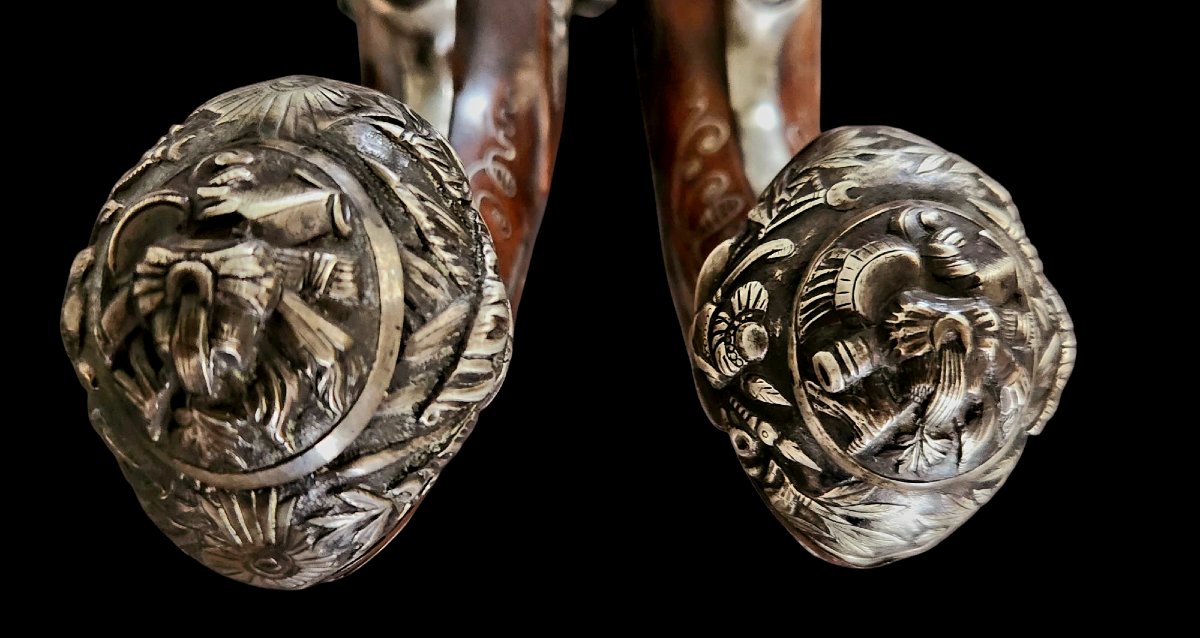 Pair Of Officer's Flintlocks -photo-6