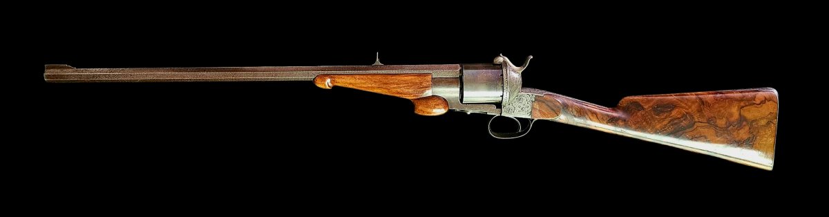 Carabine revolver lefaucheux en coffret -photo-6