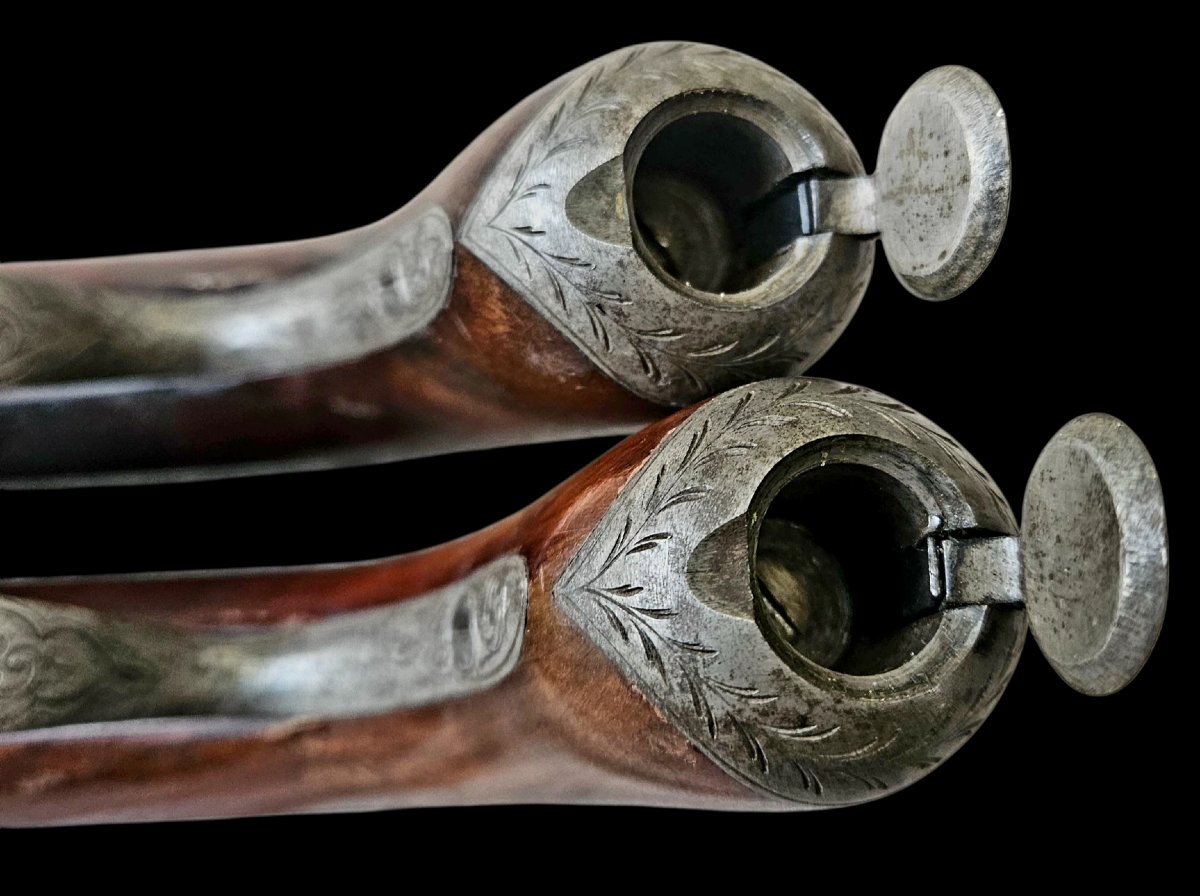 Coffret pistolet type 1855 d'état-major -photo-6