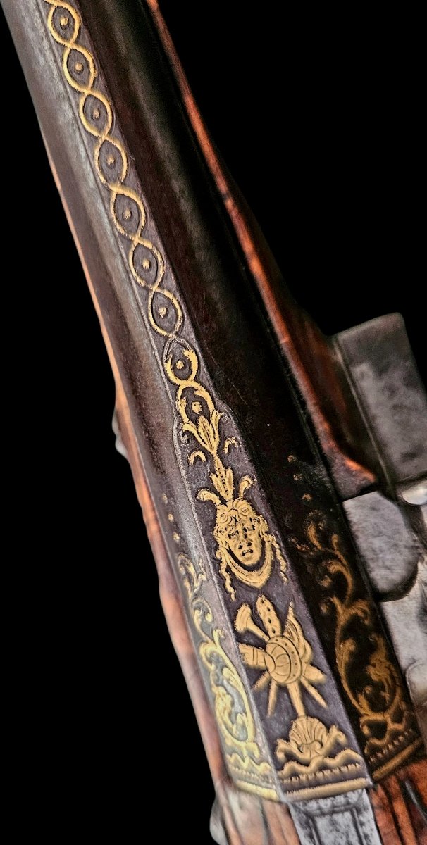 Paire de pistolet louis XIV -photo-5