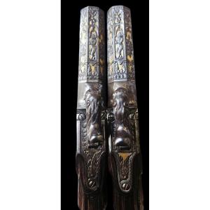 Paire de pistolet à percussion luxe